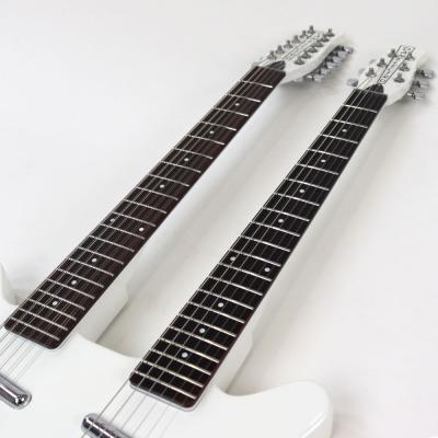 Danelectro ダンエレクトロ DOUBLE NECK 6-12 WHT ダブルネック エレキギター ネック、指板