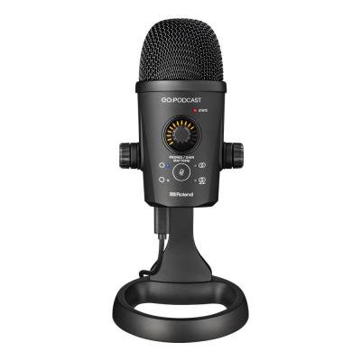 USBマイク ローランド Roland GO:PODCAST USB microphone for streamer 配信用マイク GOPODCAST スマホ対応 専用アプリでBGMや静止画/動画を利用可能 正面