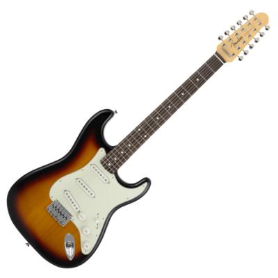 Fender フェンダー Made in Japan Limited Stratocaster XII Rosewood Fingerboard 3-Color Sunburst 12弦エレキギター