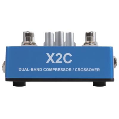 PHIL JONES BASS フィルジョーンズベース X2C Dual Band Compressor Crossover ベース用 多機能デュアルコンプレッサー ペダル 本体画像 前