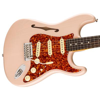 Fender フェンダー Limited Edition American Professional II Stratocaster Thinline Shell Pink ストラトキャスター エレキギター ボディ画像1