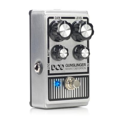 DOD Gunslinger MOSFET Distortion Pedal ディストーション ギターエフェクター アングル画像