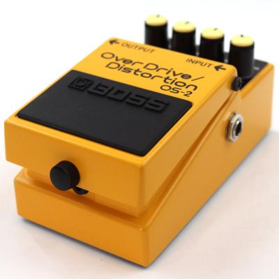 【中古】 オーバードライブ/ディストーション エフェクター BOSS OS-2 OverDrive/Distortion ギターエフェクター input端子側サイド