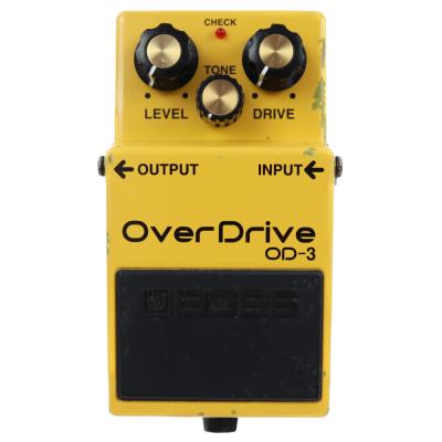 【中古】 オーバードライブ エフェクター BOSS OD-3 Over Drive ギターエフェクター 本体画像 正面