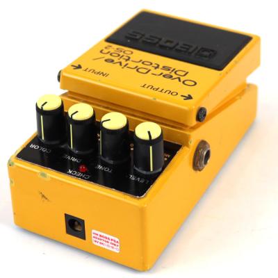 【中古】オーバードライブ/ディストーション エフェクター BOSS OS-2 OverDrive/Distortion ギターエフェクター output側サイド