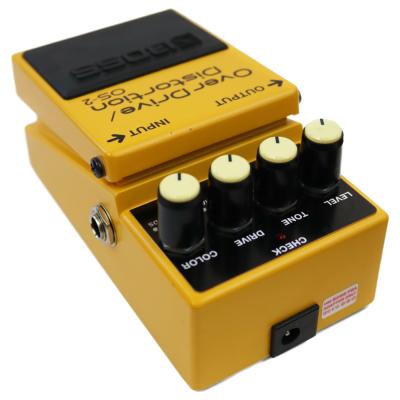 【中古】オーバードライブ ディストーション エフェクター BOSS OS-2 OverDrive Distortion ギターエフェクター 本体画像 斜め R