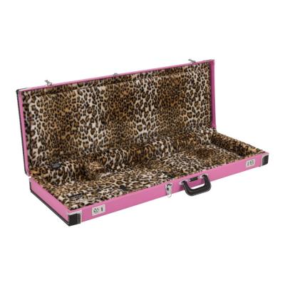 Fender フェンダー Joe Strummer Strat/Tele Case Pink Leopard ストラトキャスター用 テレキャスター用 ギターケース ハードケース 内装画像