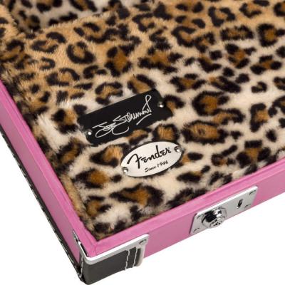 Fender フェンダー Joe Strummer Strat/Tele Case Pink Leopard ストラトキャスター用 テレキャスター用 ギターケース ハードケース サイン画像