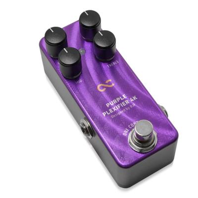 One Control ワンコントロール PURPLE PLEXIFIER 4K オーバードライブ ディストーション AIAB ギターエフェクター 斜めアングル画像