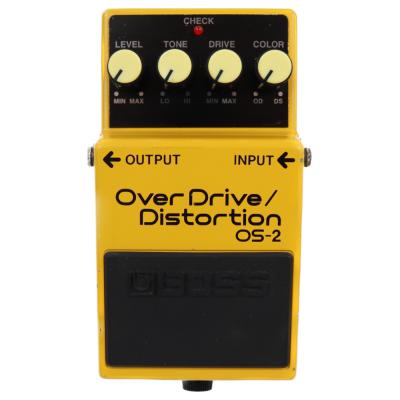 【中古】オーバードライブ ディストーション エフェクター BOSS OS-2 OverDrive Distortion ギターエフェクター