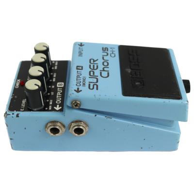 【中古】スーパーコーラス エフェクター BOSS CH-1 Super Chorus ギターエフェクター コーラス 本体画像 横 L