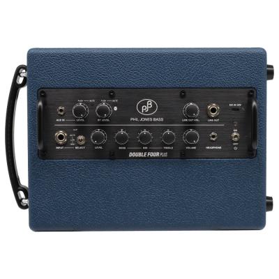 PHIL JONES BASS フィルジョーンズベース Double Four PLUS Midnight Blue 小型ベースアンプ コンボ USBモバイルバッテリー対応 コントロールパネル