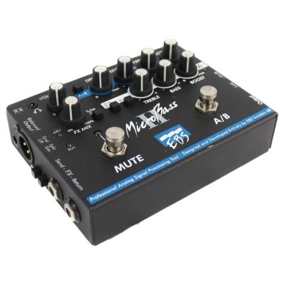 【中古】 ベースプリアンプ エフェクター EBS MicroBass II ベースエフェクター 本体画像 斜め 