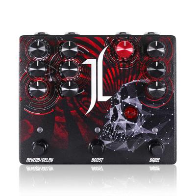 All-Pedal オールペダル Devils Triad マルチエフェクター ディストーション ブースター ディレイ リバーブ ギターエフェクター