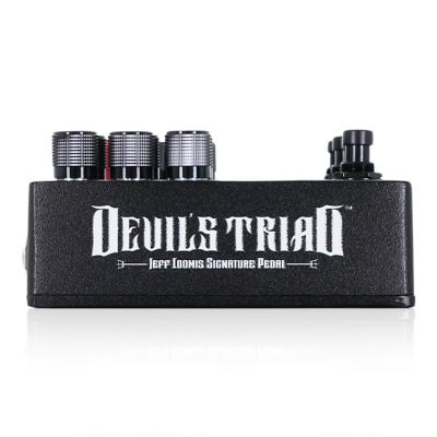 All-Pedal オールペダル Devils Triad マルチエフェクター ディストーション ブースター ディレイ リバーブ ギターエフェクター 左サイド画像