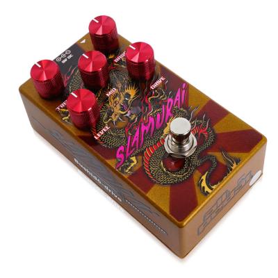 All-Pedal オールペダル Slamurai Overdrive オーバードライブ ギターエフェクター 斜めアングル画像