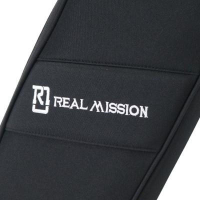 エレキギターケース REAL MISSION CoolVox E Black 黒 ブラック エレキ ギグバッグ リュック 背負うギターケース リアルミッション ロゴ