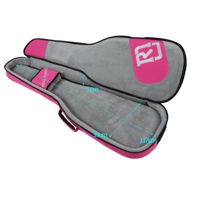 エレキベースケース REAL MISSION CoolVox B Pink ピンク ベース ギグバッグ リュック 背負うベースケース リアルミッション 内寸画像