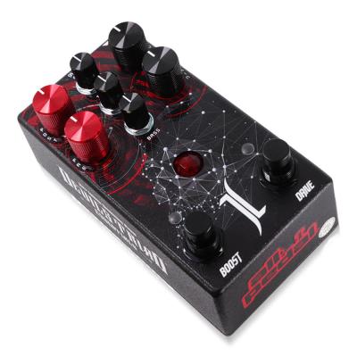 All-Pedal オールペダル Devil’s Triad Essentials ディストーション ブースター ギターエフェクター 斜めアングル画像