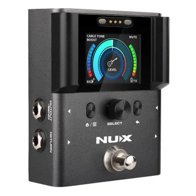 NUX ニューエックス B-8 ギター ベース用 2.4GHz ワイヤレスシステム ペダルタイプ 本体画像 斜め R