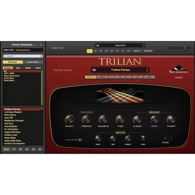 SPECTRASONICS スペクトラソニック Trilian ソフトウェア ベース音源 ソフトウェア音源 パッケージ サブ画像2