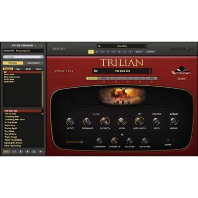 SPECTRASONICS スペクトラソニック Trilian ソフトウェア ベース音源 ソフトウェア音源 パッケージ サブ画像3