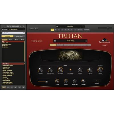 SPECTRASONICS スペクトラソニック Trilian ソフトウェア ベース音源 ソフトウェア音源 パッケージ サブ画像4