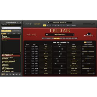 SPECTRASONICS スペクトラソニック Trilian ソフトウェア ベース音源 ソフトウェア音源 パッケージ サブ画像8