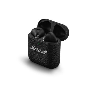 MARSHALL マーシャル Minor IV Black トゥルーワイヤレスイヤホン インナーイヤー型 充電ケース収納時