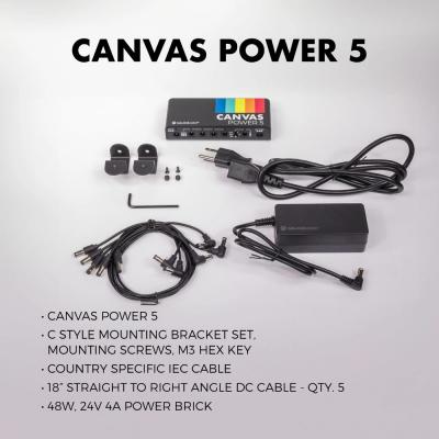 WALRUS AUDIO ウォルラスオーディオ WAL-CANV/PWR5 Canvas Power 5 パワーサプライ 専用電源アダプター付属 セット画像