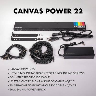 WALRUS AUDIO ウォルラスオーディオ WAL-CANV/PWR22 Canvas Power 22 パワーサプライ 専用電源アダプター付属 セット画像