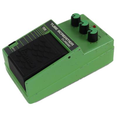 【中古】 オーバードライブ エフェクター IBANEZ アイバニーズ TS10 TUBE SCREAMER CLASSIC ギターエフェクター 本体画像 斜め 