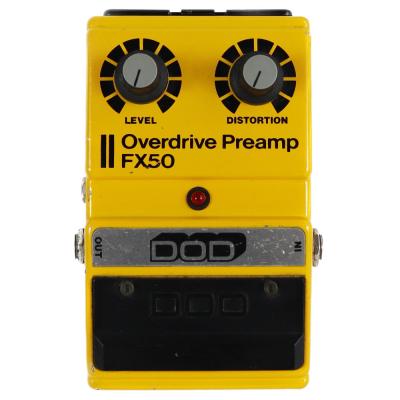 【中古】 オーバードライブ エフェクター DOD FX50 Overdrive Preamp オーバードライブプリアンプ ギター用エフェクター