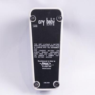 【中古】 ワウペダル エフェクター Jen Cry Baby Super 250.422 白Fasel ギターエフェクター 裏面画像