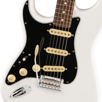 Fender フェンダー Player II Stratocaster Left-Handed RW Polar White レフティ エレキギター ストラトキャスター ボディアップ画像