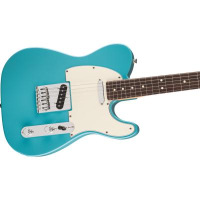 Fender フェンダー Player II Telecaster RW Aquatone Blue エレキギター テレキャスター ボディ斜めアングル画像