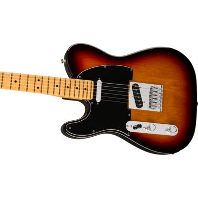 Fender フェンダー Player II Telecaster Left-Handed MN 3-Color Sunburst レフティ エレキギター テレキャスター ボディ斜めアングル画像