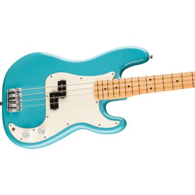 Fender フェンダー Player II Precision Bass MN Aquatone Blue エレキベース プレシジョンベース ボディ斜めアングル画像