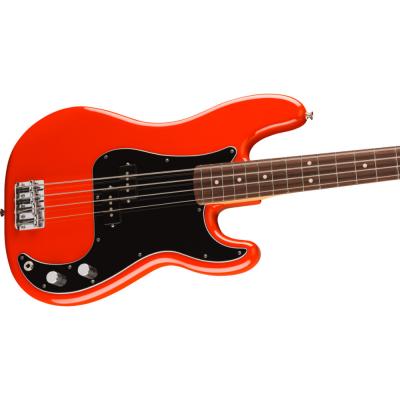 Fender フェンダー Player II Precision Bass RW Coral Red エレキベース プレシジョンベース ボディ斜めアングル画像