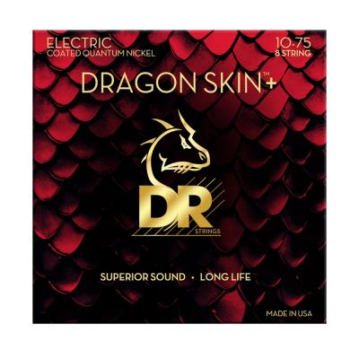 DR DRAGON SKIN+ DEQ-8/10 10-75 コーティング弦 8弦エレキギター弦