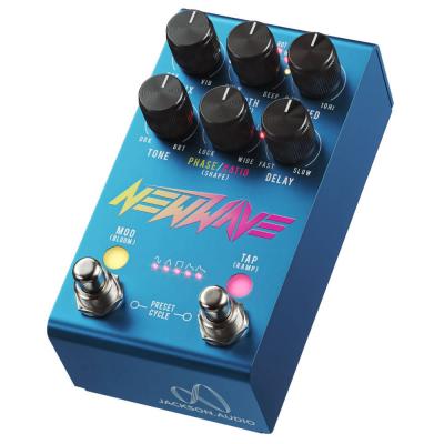 Jackson Audio NEW WAVE コーラス/ビブラート ギターエフェクター フットスイッチ側サイド