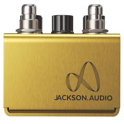 Jackson Audio GOLDEN BOY オーバードライブ ギターエフェクター ロゴ側サイド