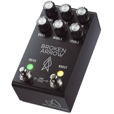 Jackson Audio BROKEN ARROW MIDI オーバードライブ ギターエフェクター フットスイッチ側サイド