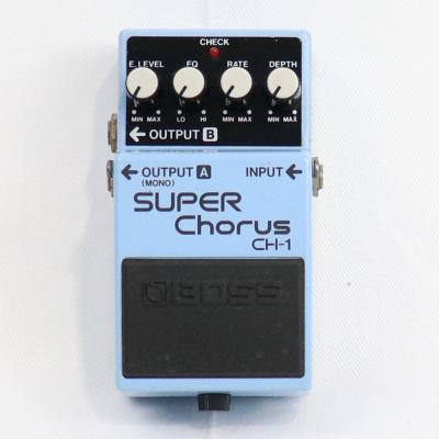 【中古】スーパーコーラス エフェクター BOSS CH-1 Super Chorus ギターエフェクター コーラス 正面画像