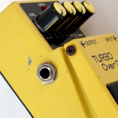 【中古】ターボオーバードライブ エフェクター BOSS OD-2 TURBO OverDrive ボス ギターエフェクター 側面