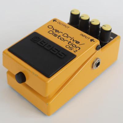 【中古】オーバードライブ ディストーション エフェクター BOSS OS-2 OverDrive Distortion ギターエフェクター input側