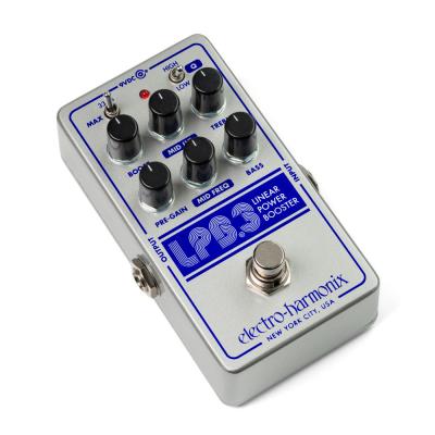 エフェクター ブースター エレハモ ELECTRO-HARMONIX LPB-3 エレクトロハーモニクス LINEAR POWER BOOSTER & EQ 本体画像 斜め L