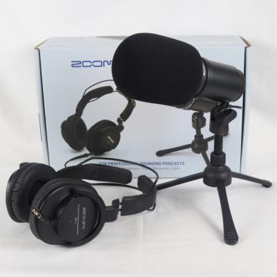 【中古】 マイク ヘッドホン セット ZOOM ZDM-1PMP PODCAST MIC PAC ポッドキャスト用 マイク ヘッドフォン パック