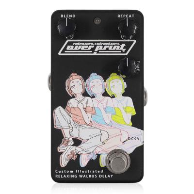 Animals Pedal アニマルズペダル Custom Illustrated over print まもる RW DELAY #01 ディレイ ギターエフェクター