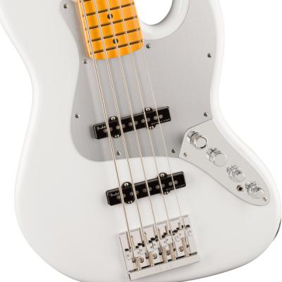 Fender フェンダー American Ultra II Jazz Bass V MN Avalanche 5弦エレキベース ジャズベース ボディアップ画像